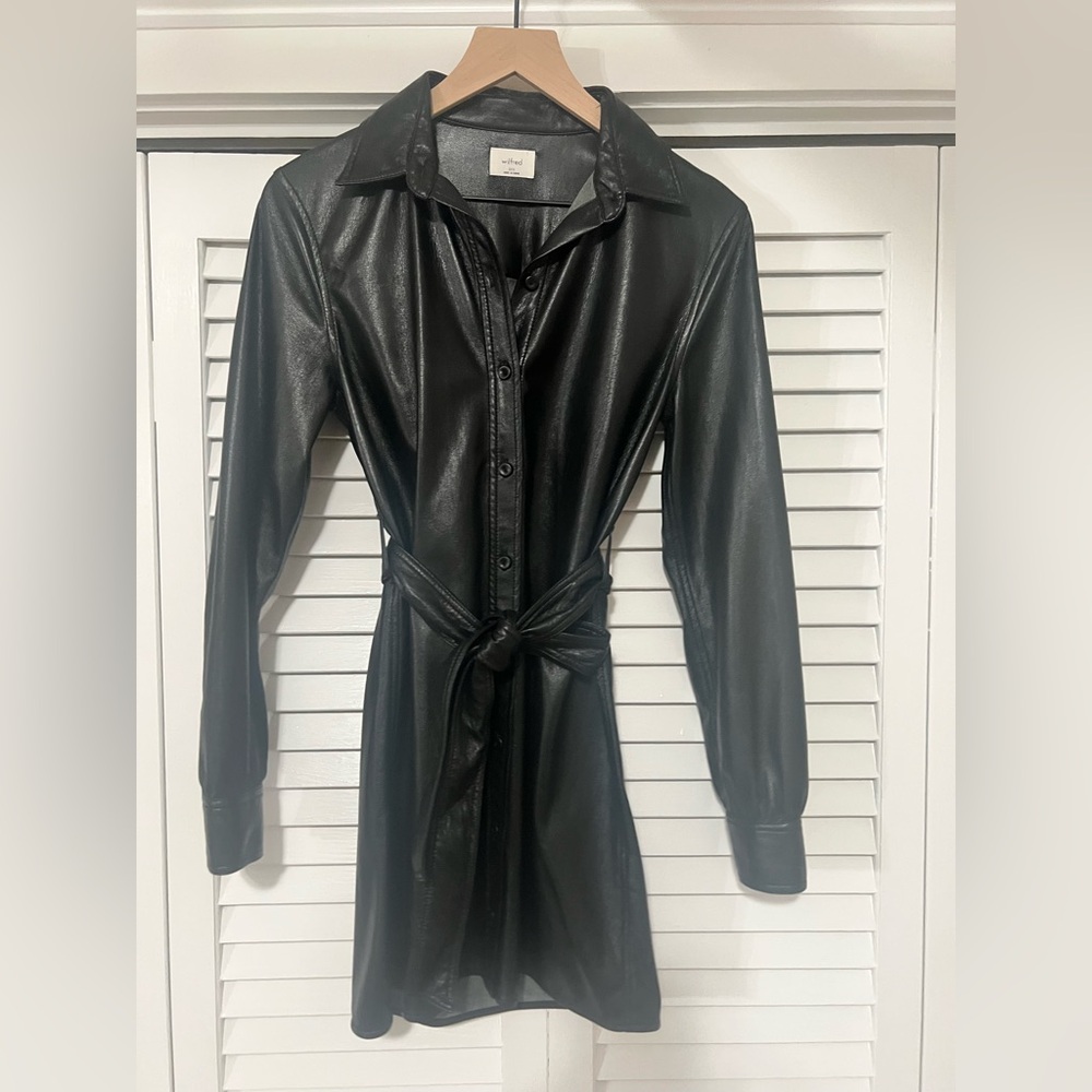 Arizona Wilfred Caroline Dress vegan leather in black